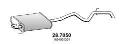 ASSO 28.7050 — Задний глушитель