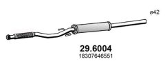 ASSO 29.6004 — Tobă de eșapament intermediară