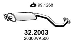 ASSO 32.2003 — Передний глушитель