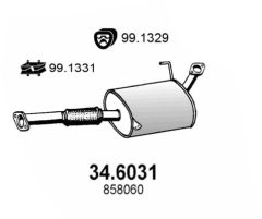 ASSO 34.6031 — Средний глушитель
