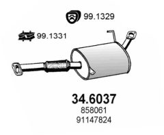 ASSO 34.6037 — Средний глушитель
