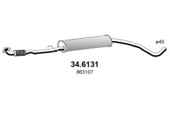 ASSO 34.6131 — Средний глушитель