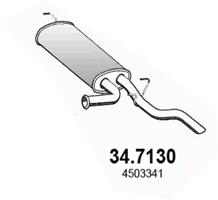 ASSO 34.7130 — Задний глушитель