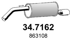 ASSO 34.7162 — Задний глушитель