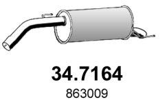 ASSO 34.7164 — Задний глушитель