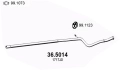 ASSO 36.5014 — Выхлопная труба