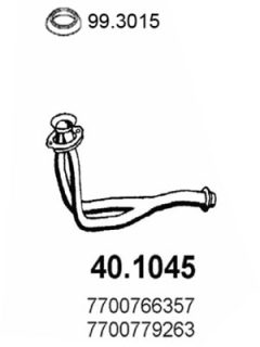 ASSO 40.1045 — Выхлопная труба