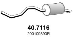 ASSO 40.7116 — Tobă de eșapament finală