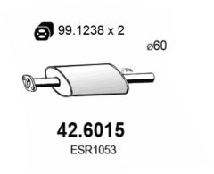 ASSO 42.6015 — Средний глушитель