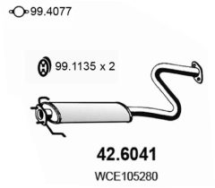 ASSO 42.6041 — Средний глушитель