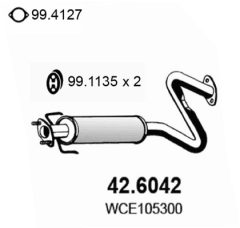 ASSO 42.6042 — Средний глушитель