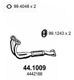 ASSO 44.1009 — Выхлопная труба