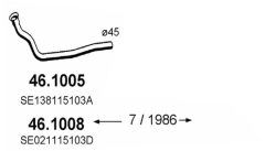 ASSO 46.1008 — Выхлопная труба