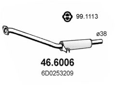 ASSO 46.6006 — Средний глушитель