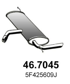 ASSO 46.7045 — Tobă de eșapament finală