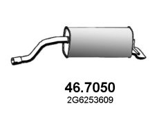 ASSO 46.7050 — Tobă de eșapament finală