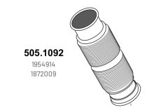 ASSO 505.1092 — Țeavă de eșapament
