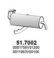 ASSO 51.7002 — Tobă de eșapament finală