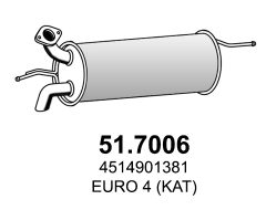 ASSO 51.7006 — Задний глушитель