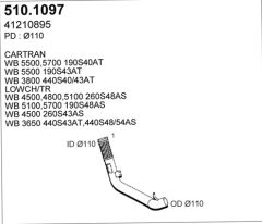 ASSO 510.1097 — Țeavă de eșapament
