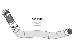 ASSO 510.1243 — Выхлопная труба