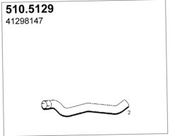 ASSO 510.5129 — Выхлопная труба