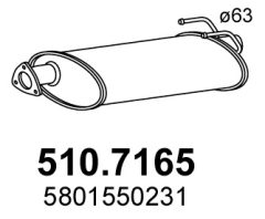 ASSO 510.7165 — Tobă intermediară și finală