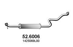 ASSO 52.6006 — Средний глушитель