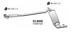 ASSO 52.8008 — Глушитель средний и задний