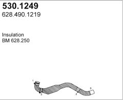 ASSO 530.1249 — Выхлопная труба