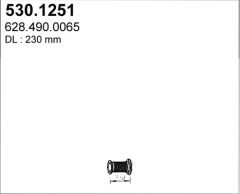 ASSO 530.1251 — Выхлопная труба