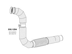 ASSO 530.1254 — Выхлопная труба