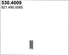 ASSO 530.4009 — Гофра глушителя