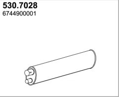 ASSO 530.7028 — Tobă intermediară și finală