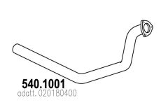ASSO 540.1001 — Țeavă de eșapament