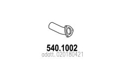 ASSO 540.1002 — Țeavă de eșapament