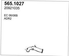 ASSO 565.1027 — Țeavă de eșapament