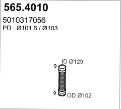ASSO 565.9010 — Выхлопная труба