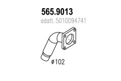 ASSO 565.9013 — Выхлопная труба