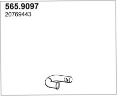 ASSO 565.9097 — Țeavă de eșapament