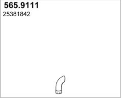 ASSO 565.9111 — Țeavă de eșapament