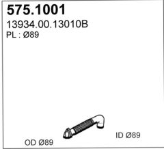 ASSO 575.1001 — Выхлопная труба