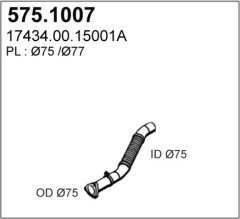 ASSO 575.1007 — Выхлопная труба