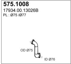 ASSO 575.1008 — Выхлопная труба