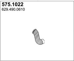 ASSO 575.1022 — Выхлопная труба