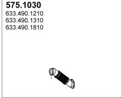 ASSO 575.1030 — Выхлопная труба
