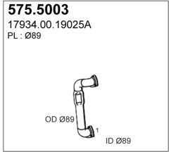 ASSO 575.5003 — Выхлопная труба