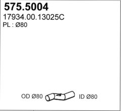 ASSO 575.5004 — Выхлопная труба