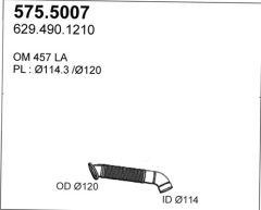 ASSO 575.5007 — Выхлопная труба