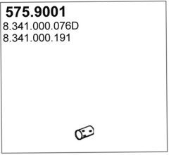 ASSO 575.9001 — Выхлопная труба